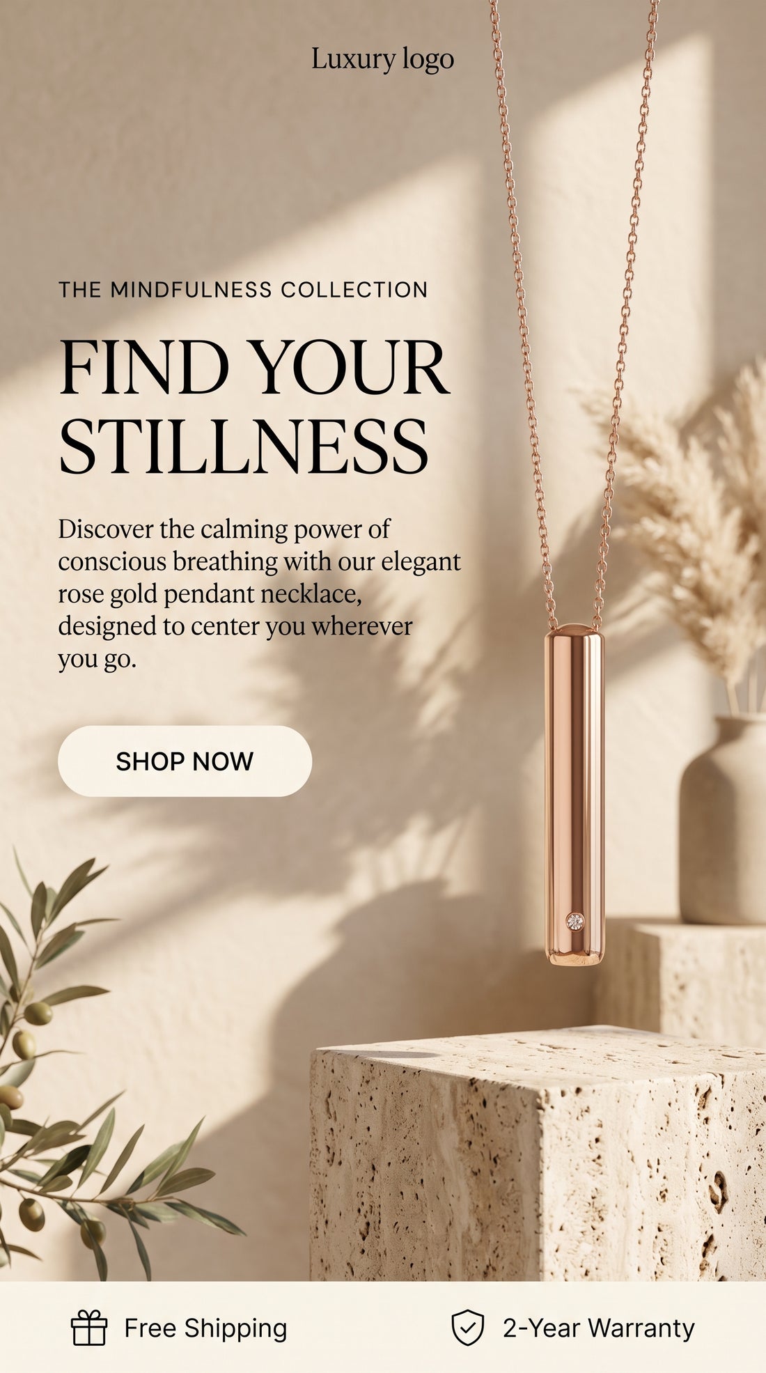 Mindful Breathing/Calm Pendent
