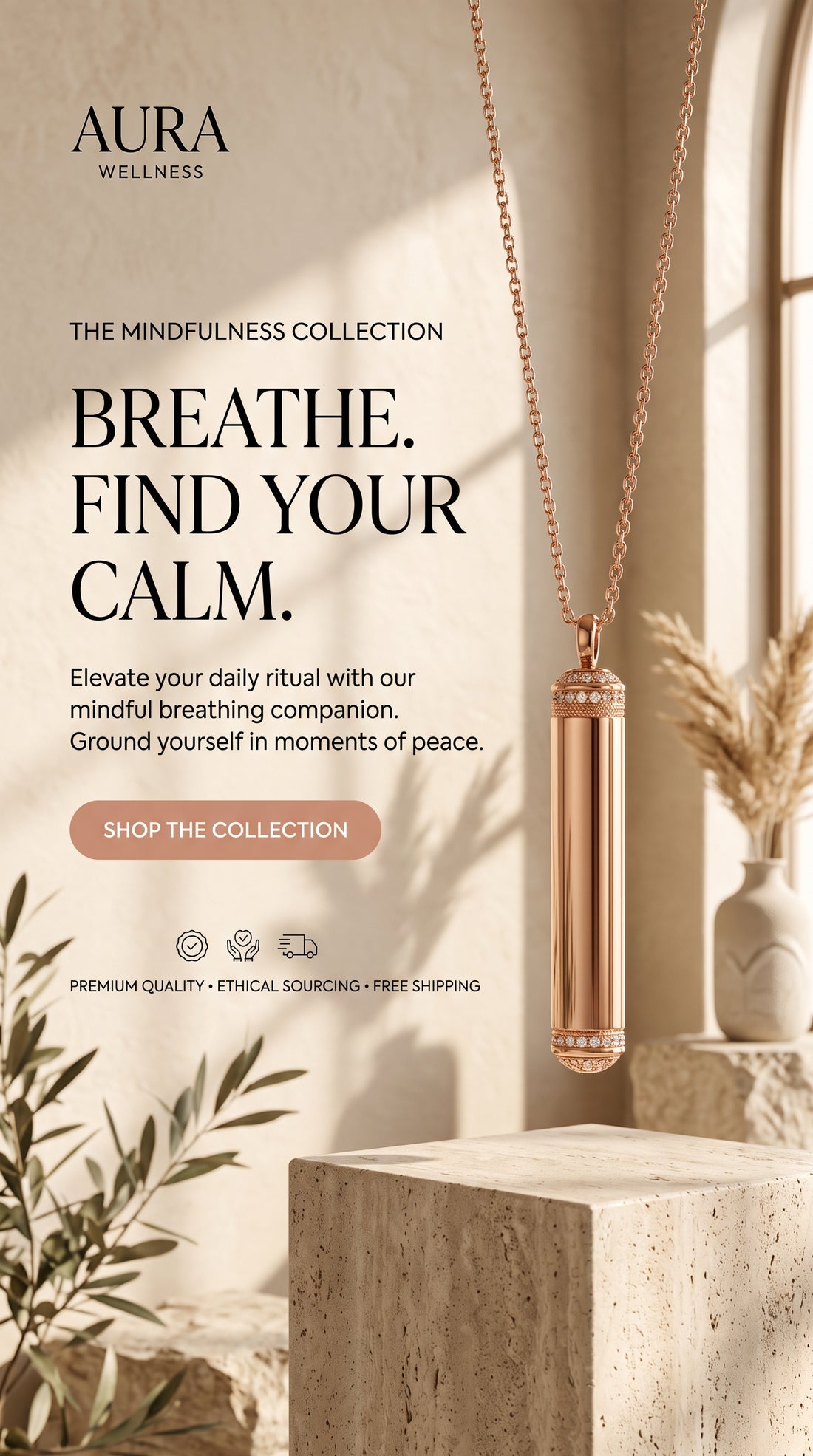 Mindful Breathing/Calm Pendent