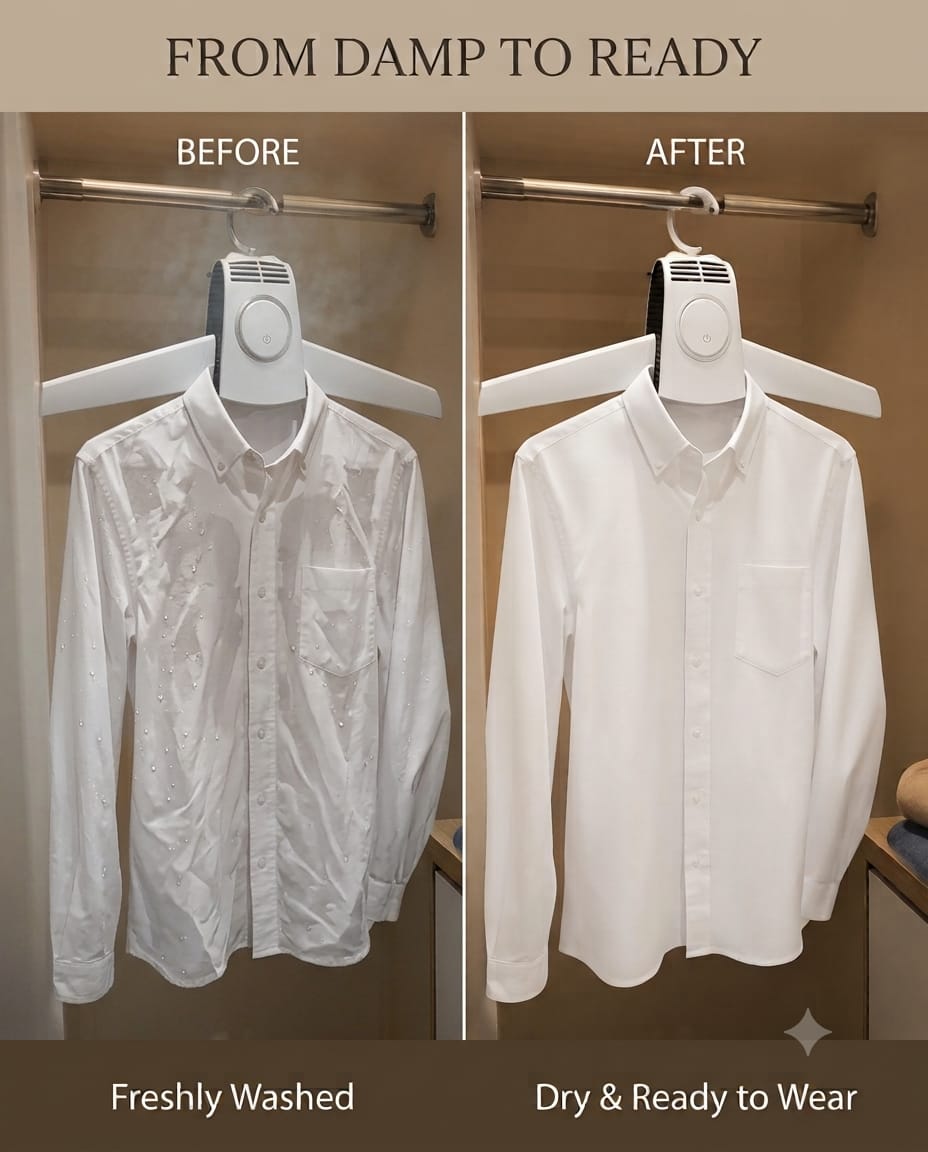 Smart Indoor Clothes Dryer Hanger